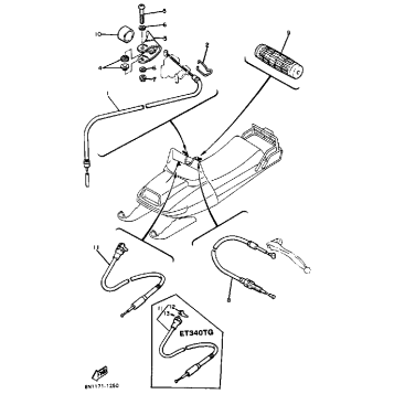 CONTROL - CABLE ET340TF - TG