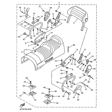ALTERNATE SEMI DOUBLE SEAT DX
