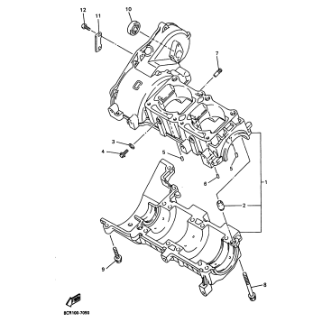 CRANKCASE FOR VX600