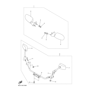 ALTERNATE REAR VIEW MIRROR