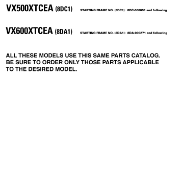 ~MODELS IN THIS CATALOG