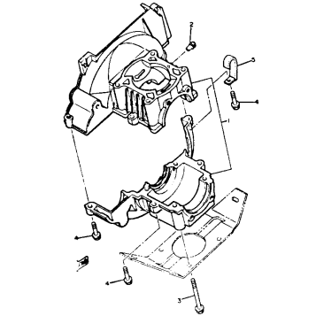 CRANKCASE BR250F - G