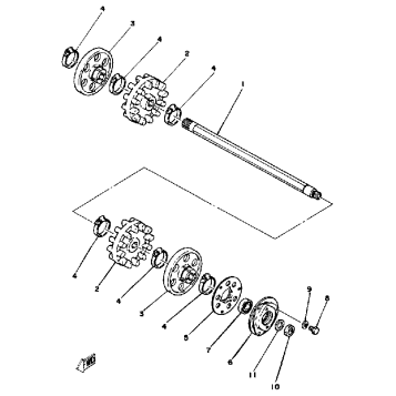 TRACK DRIVE 1 EC540C