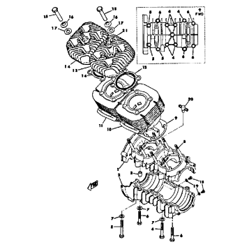 CRANKCASE - CYLINDER