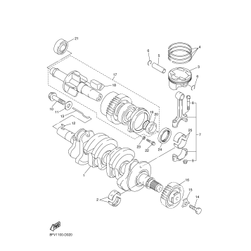 CRANKSHAFT PISTON