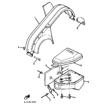GUARD - LUGGAGE BOX SS440G