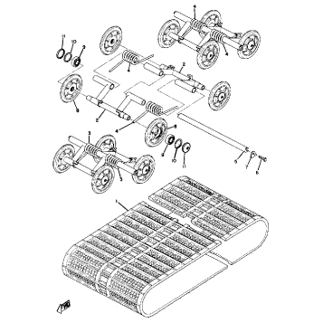 TRACK-SUSPENSION WHEEL
