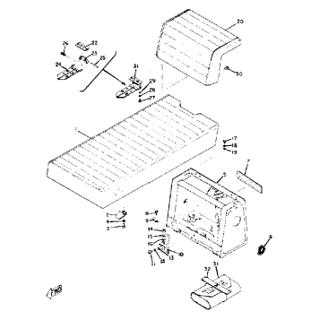 SEAT - LUGGAGE BOX (SL338B)
