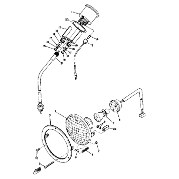 HEAD LAMP & SPEEDOMETER