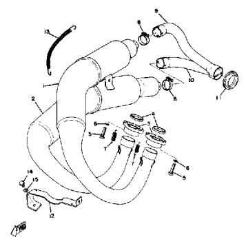 EXHAUST GPX338F - GPX433F