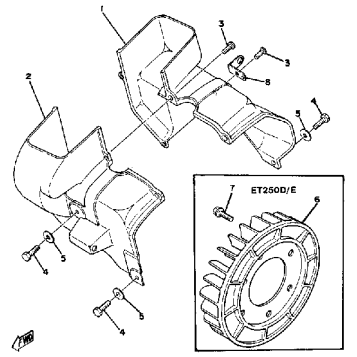AIR SHROUD - FAN ET250C\D\E