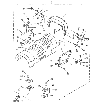 ALTERNATE SEMI DOUBLE SEAT ASSY