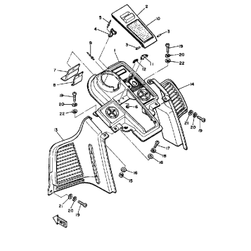 INSTRUMENT PANEL SR540D
