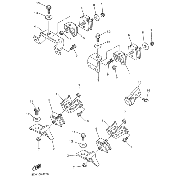 ENGINE BRACKET FOR VX700