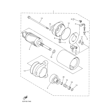 ALTERNATE STARTING MOTOR