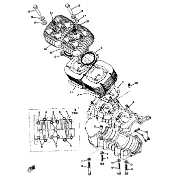 CRANKCASE - CYLINDER