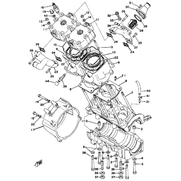 CRANKCASE - CYLINDER