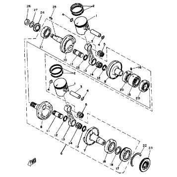 CRANKSHAFT - PISTON EC540D