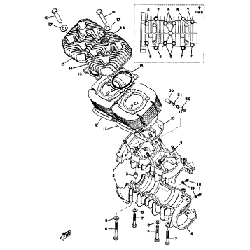 CRANKCASE - CYLINDER