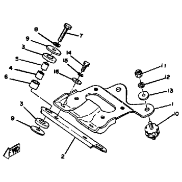 ENGINE BRACKET ET340TF - TG