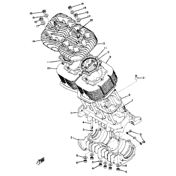 CRANKCASE-CYLINDER