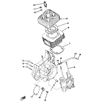 CRANKCASE - CYLINDER