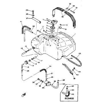 FUEL TANK EC540C - D