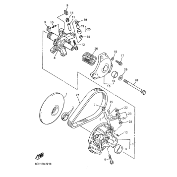 PRIMARY SHEAVE FOR VX700