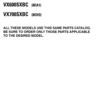 ~MODELS IN THIS CATALOG