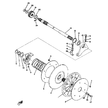 SECONDARY SHEAVE GPX338F - GPX433F