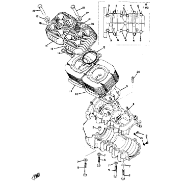 CRANKCASE - CYLINDER