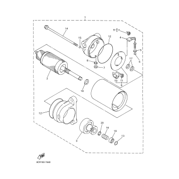 ALTERNATE STARTER MOTOR