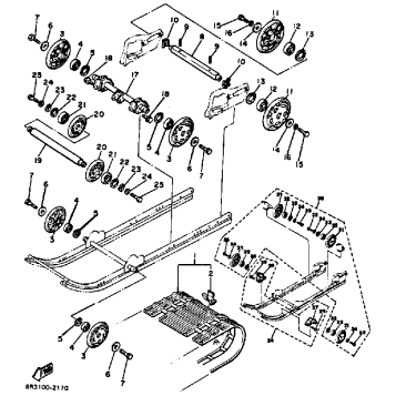 TRACK SUSPENSION 1 ET340TF - TG