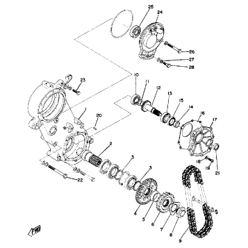 TRACK DRIVE - FRONT AXLE