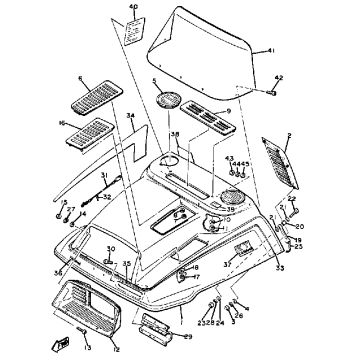 SHROUD - WINDSHIELD ET340TF