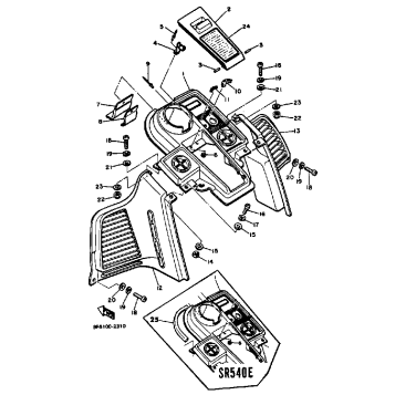 INSTRUMENT PANEL SR540E-F