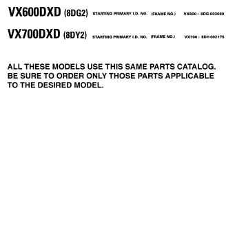 ~MODELS IN THIS CATALOG