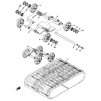 TRACK-SUSPENSION WHEEL