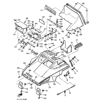 SHROUD - WINDSHIELD VMX540K