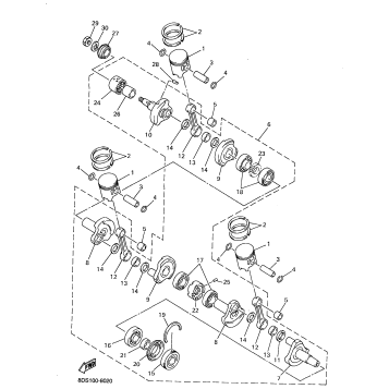 CRANKSHAFT PISTON FOR MM700