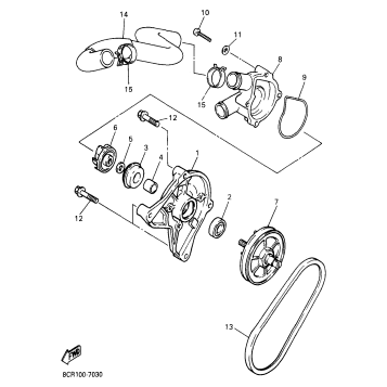 WATER PUMP FOR MM600
