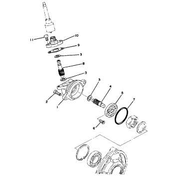 SPEEDOMETER GEAR UNIT