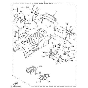 ALTERNATE SEMI DOUBLE SEAT ASSY