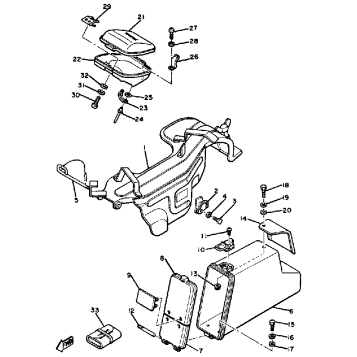 GUARD-LUGGAGE BOX ET340TF