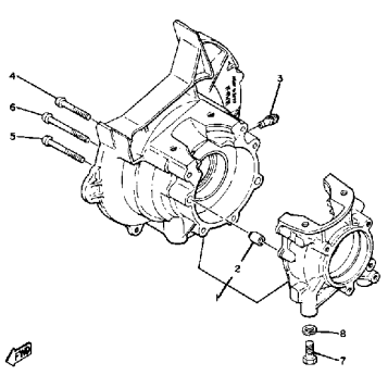 CRANKCASE ET250D - E