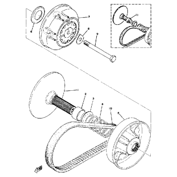PRIMARY SHEAVE GPX338F - GPX433F