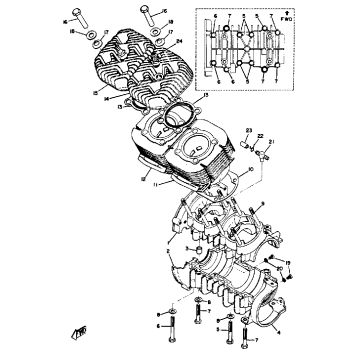 CRANKCASE - CYLINDER