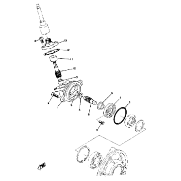 SPEEDOMETER GEAR UNIT