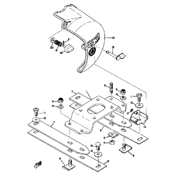 ENGINE BRACKET SL292 - C