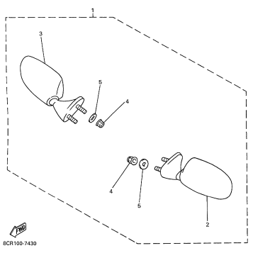 ALTERNATE REAR VIEW MIRROR